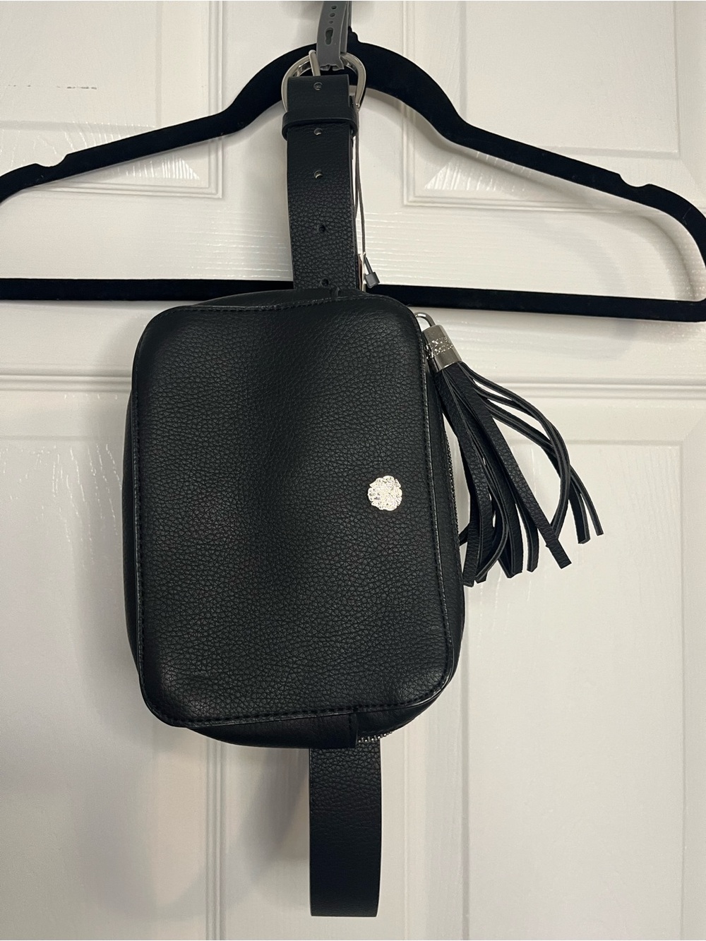Vince Camuto Black Crossbody/ Fanny Pack with Tassel